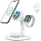 thumbnail image 1 of Cargador inalámbrico magnético, actualice la estación de carga MagSafe 3 en 1 con una lámpara LED compatible con iPhone 15/14/13/Pro/Pro Max/Mini, iWatch SE/9/8/7/6/5/4, Airpods 3/2/Pro/Ultra,Blanco, 1 of 16