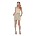 thumbnail image 4 of ONLY Top corto para mujer - ONLVICKY LACE SEAMLESS CROPPED TOP, top de tirantes, encaje Beige M/L (Medium/Large), 4 of 6