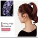 thumbnail image 3 of Pinza para el pelo con diamantes de imitación, elegante accesorio para coletas para mujeres y niñas, diseño elegante y lujoso., 3 of 5