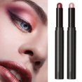 thumbnail image 1 of (2 Pcs) 2 In 1 Eyeshadow And Eyeliner Pen， Eyeshadow Stick Brown,Black Makeup Eye Shadow, 1 of 8