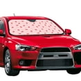 thumbnail image 2 of Kdxio Floral Strawberr Print Front Windshield Sun Shade,Folding Auto Sunshade for Car Truck SUV-Medium, 2 of 7