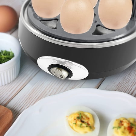 Elite Gourmet Easy Egg Cooker, Charcoal Grey