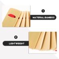 thumbnail image 5 of KAKOWELY bamboo clapper instrument 5pcs Beginner'S Chinese Allegro Clapper Bamboo Kuaiban For Kids Traditional Musical Instrument For Stage Performance Portable Bamboo Clapper, 5 of 5