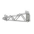 thumbnail image 4 of Nexel Chrome Fixed Double Shelf Wall Mount Bracket 18""D, 4 of 4