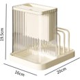thumbnail image 2 of Modern Kitchen Organizer for Countertop Knife Storage Solution, Beige, 2 of 7