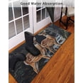 thumbnail image 3 of Deer Animal Front Door Mat Forest River Nature Scenery Welcome Doormat Indoor Outdoor Entrance Floor Mat Non-Slip Washable Runner Rug for Front Porch Decor 18x60 Inch, 3 of 6