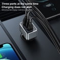 thumbnail image 5 of axGear Car Charger 3 Ports 45W QC 3.0 USB + Dual USB-C Fast Charging with Ambient Light, 5 of 7