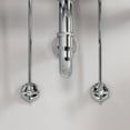 thumbnail image 3 of Kingston Brass K8119E6 Aquaelements 18" Brass Standard Mount Shower Arm with Flange, Polished Nickel, 3 of 5