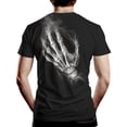 thumbnail image 2 of GHUALURU Men's Skull Graphic T-Shirt Smoke Print Tee Casual Streetwear Crewneck Short Sleeve Shirt, 2 of 6