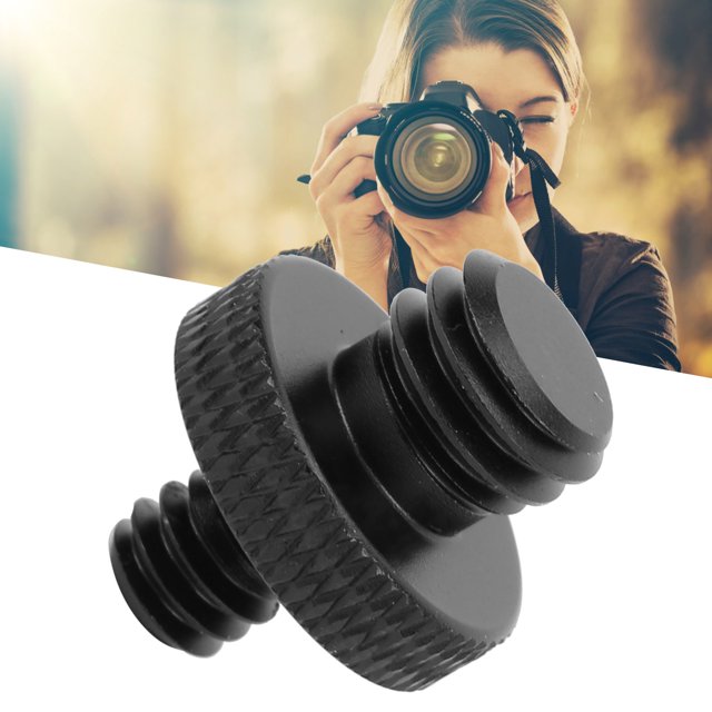 Adaptador de Tornillo de Trípode, Mano de Obra Fina de 1/4 Pulgadas A 3/8 Pulgadas, Adaptador de Tornillo Macho, Sin Deslizamiento, Suave Para Trípode para la Cámara