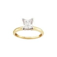 thumbnail image 1 of Diamond Princess 14kt Yellow Gold Womens Princess Diamond Solitaire Bridal Wedding Engagement Ring 1/4 Cttw, 1 of 1