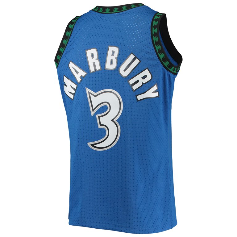 Men's Mitchell & Ness Stephon Marbury Blue Minnesota Timberwolves