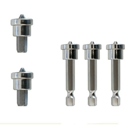 

5Pcs/Set Magnetic Positioning Screwdriver Bits Head Woodworking Screw Hex Positioning Bit Batch Head