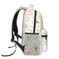 thumbnail image 3 of Balery Flower Rabbit Mochila Escolar Impresa, Mochila Ligera para Viajes Casual, Mochila Duradera y Cómoda Multifuncional, Mochila para Laptop-One Size, 3 of 5