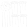 thumbnail image 4 of FUTUREORYY 5 Sets Cake Pillars Transparent Easy Layering for Wedding, 4 of 7