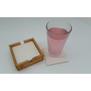 7155-Ceramic Coaster Set with holder