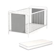 thumbnail image 1 of Cuna para bebe Jaco Marfil 3 niveles con colchón Blanca, 1 of 6