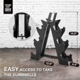 thumbnail image 5 of WF Athletic Supply Rubber Encased Hex Dumbbells with Rubber Grip Contoured Handle for Muscle Toning, Strength Building & Full Body Workout, 5 of 9