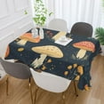 thumbnail image 2 of Yayeee Tablecloths for Rectangular Tables 60 x 108 inch Party Table Cover, Black Mushroom Pattern, 2 of 6