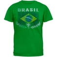thumbnail image 1 of T-Shirt de Soccer Drapeau Vintage du Brésil, 1 of 1