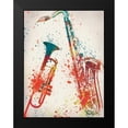 thumbnail image 2 of Brown, Victoria 15x18 Black Modern Framed Museum Art Print Titled - Jazz 2, 2 of 5