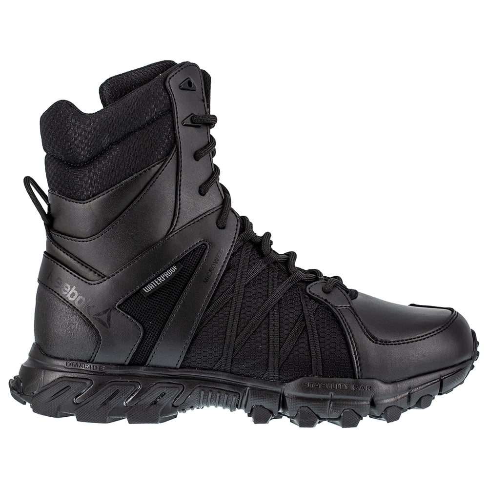 reebok work men's rapid response rb8874 safety boot,black,8 m us