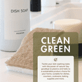 thumbnail image 3 of Beille 2pk Standard Non Scratch Coconut Plant Based Dish Sponge Cleaning Supplies, 3 of 4