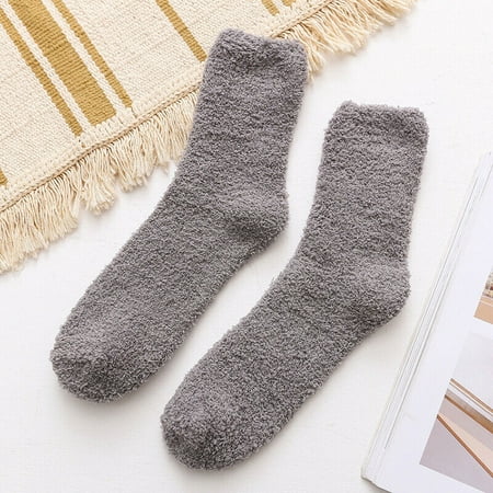 

3 Pairs Cosy Bed Socks Mens Fluffy Home Sock Thick Indoor Winter Warm Floor Sock