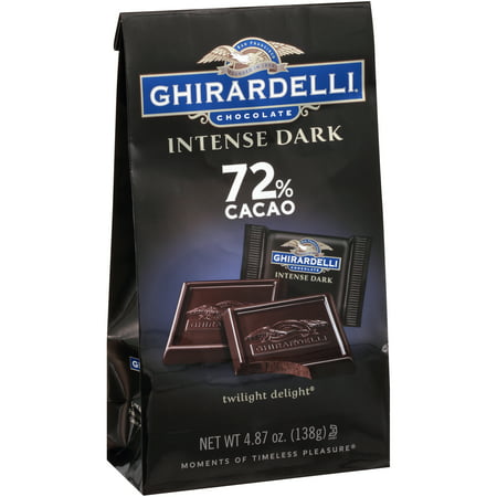 Ghirardelli Intense Dark Twilight Delight 72% Cacao Chocolate, 4.87