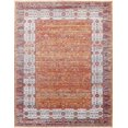 thumbnail image 1 of Tapis Oriental Turc Géométrique Orange Partout Usé, 1 of 5