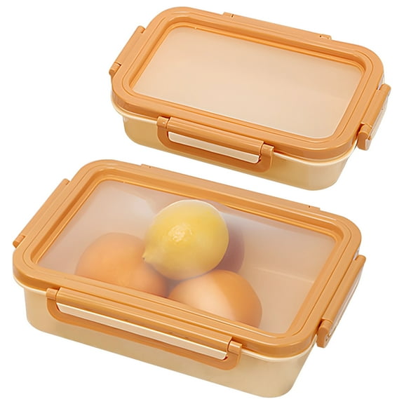 2 Pcs Silicone Food Storage Containers for Fridge, Produce & Fruit Saver Boxes with Leakproof Seal, Keep Fresh Storage Solution, Dishwasher Safe, Reusable
