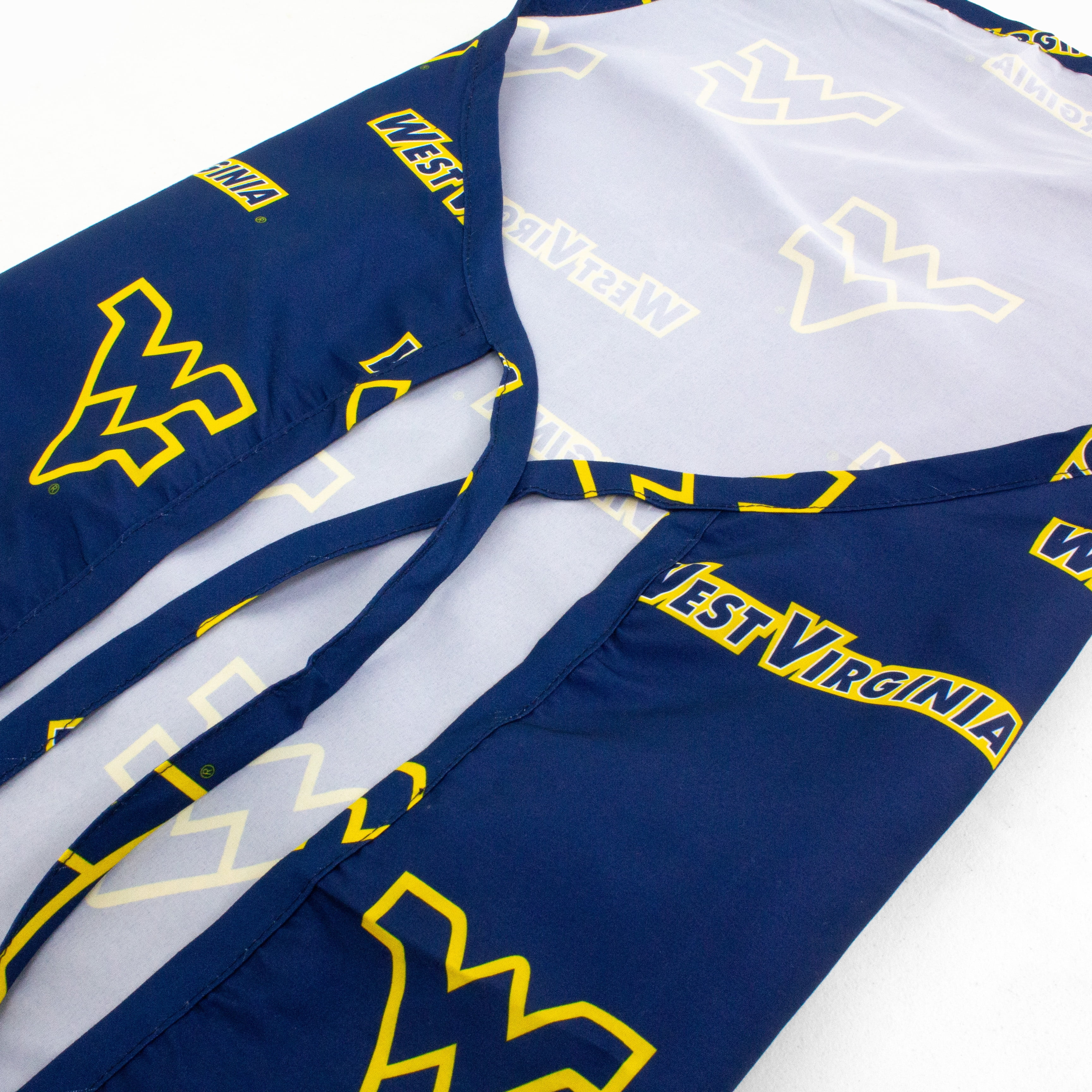 West Virginia Mountaineers Tailgating or Grilling Apron With 9" Pocket, Fully Adjustable