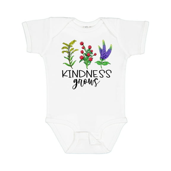 Inktastic Kindness Grows Wildflowers Boys or Girls Baby Bodysuit