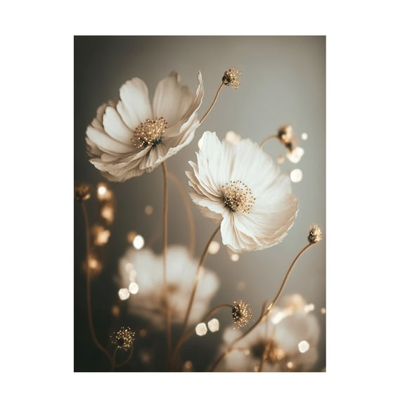 Canvas Wall Art - Treechild 'Golden Beauties' Wall Art for Living Room, Bedroom, or Office D?cor by Trademark Fine Art - 14 x 19 Inches