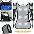 thumbnail image 5 of Mochila de ciclismo todoterreno de nuevo estilo, ligera, antisalpicaduras, para deportes al aire libre, senderismo, incluye bolsa de agua, bolsa para correr, 5 of 5