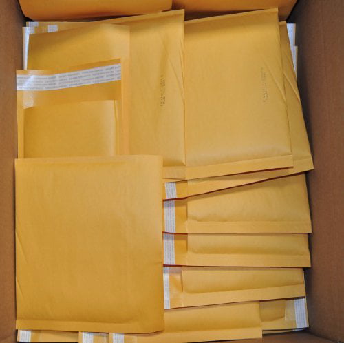100 #2 8.5x12 Ecolite Kraft Bubble Mailers Padded Envelopes Bags 8.5" x 12" USA 