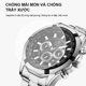 thumbnail image 2 of Relojes de pulsera de cuarzo de lujo para hombre, relojes casuales de negocios a la moda, 2 of 8