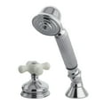 thumbnail image 4 of Kingston Brass KSK3335PXTR Deck Mount Hand Shower with Diverter for Roman Tub Faucet, Oil Rubbed Bronze, 4 of 4