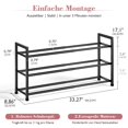 thumbnail image 3 of Zapatero Bumusty de 3 niveles ajustable 46-84 cm negro, 3 of 7