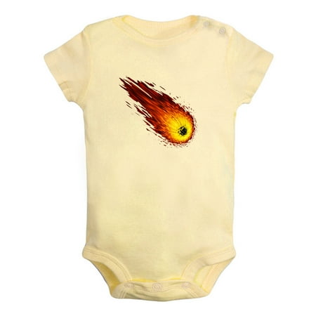 

Nature Meteor Pattern Rompers For Babies Newborn Baby Unisex Bodysuits Infant Jumpsuits Toddler 0-24 Months Kids One-Piece Oufits (Yellow 6-12 Months)