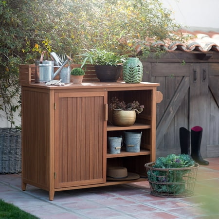 Belham Living Brighton Potting Bench Cabinet Belham Living Brighton Potting Bench Cabinet