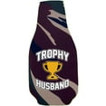 thumbnail image 2 of Trophy Husband Beer Bottle Coolie (Camo), 2 of 3