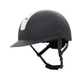 thumbnail image 1 of Casco ecuestre ligero para equitación, equipo para caballos, casco de bicicleta con orificios de ventilación. M Negro Blanco, 1 of 9