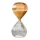 thumbnail image 3 of Reloj de arena de cristal con adorno, regalo novedoso, reloj de arena con temporizador champán, 3 of 9
