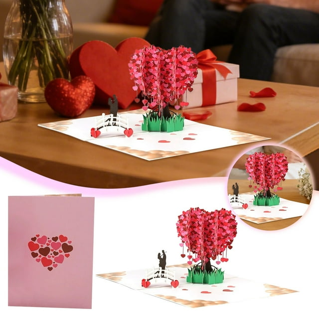 Carte de Vœux de la Saint-Valentin avec Sentiments et Message pour Couples et Personnes Exprimant une Profonde Affection