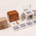 thumbnail image 2 of Joyero ProCase grande de madera de 5 capas con espejo para mujer, 2 of 6