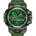 thumbnail image 3 of Men's Watches Sports Outdoor Waterproof Military Watch Date Multi Function Tactics LED Face Alarm Stopwatch for Men 3133, 3 of 12