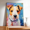 thumbnail image 3 of Parson Russell Terrier Dog Art Print Poster, Wall art Painting Decor, Starry Night Van Gogh Art Home Decor Artwork For Bedroom Living Room Bathroom Decor, 3 of 5