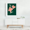 thumbnail image 2 of Blooming Grace - Digital Art Floral Flowers Botanical Illustration Nature Pastel Modern Art White Framed Wall Art Print 18 x 24 inches, 2 of 3