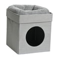 thumbnail image 2 of Casa para gatos, cueva cubierta para gatos, liviana, ahorradora de espacio, transpirable, nido para gatos, condominio para gatos para el interior del, 2 of 8